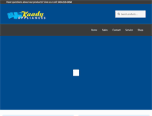 Tablet Screenshot of kaadyappliance.com